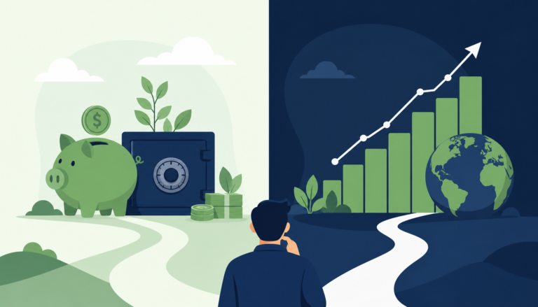 The Real Difference Between Saving and Investing (And Why It Matters in 2026)