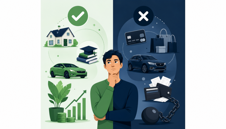 Good Debt vs Bad Debt Explained: What Every Young Adult Needs to Know in 2026